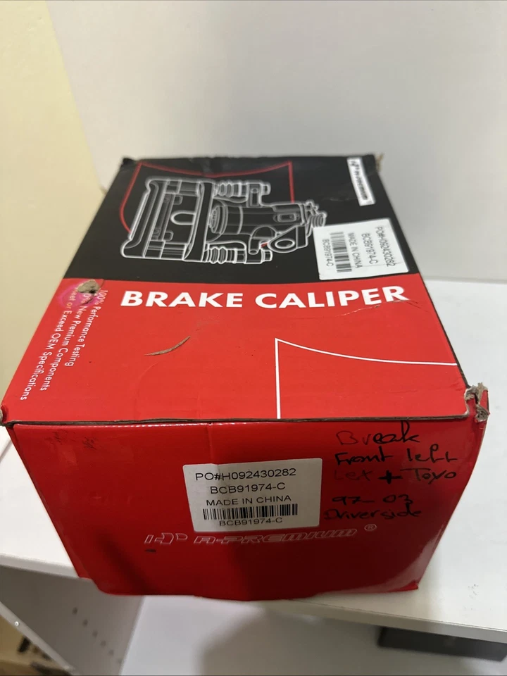 Pinza de freno delantera izquierda con soporte para Toyota Camry 1997-2001 3,0 L Avalon Lexus Foto 1 de 2