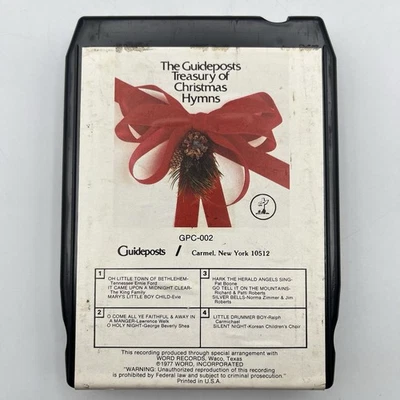 Guidepost Treasury Christmas Hymns - Restored 8 Track Tape - New Pad and Splice Foto 1 de 4