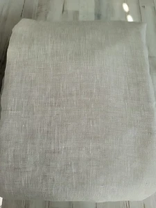 West Elm Europäischer Flachs Leinen Verdunkelungsvorhang 48x96 Dunkler Flachs Set/2 - Bild 1 von 4