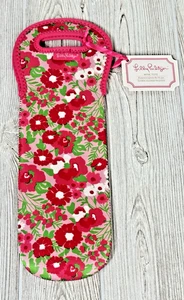 Bolso de Mano Lilly Pulitzer Vino Aislado Neopreno GARDEN BY SEA Puerta Trasera Nuevo con Etiquetas - Imagen 1 de 8
