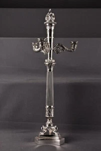 T-Mr-15-Bp Französischer Kandelaber / Tischleuchter im antiken Empire-Stil 1820 - Picture 1 of 1