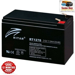 Batería RITAR 12V 7AH - Batería Diamec DMUF12-7.6