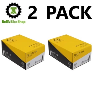 2 PACK: Sunlite Bicycle Tubes 26x1.75-1.95" Schrader Valve Mountain Bike 26" - Picture 1 of 1