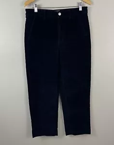 Everlane Womens 8 Navy Blue Straight Leg Crop Corduroy Pant - Picture 1 of 4