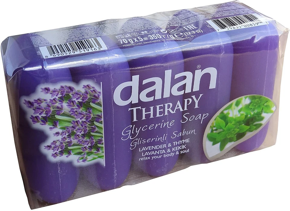 Dalan Therapie Glycerin Seife LAVENDEL & THYMI 70g x 5 (350g)