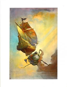 Impresión artística de Frank Frazetta - THE GALEON Rufus Pub/Peacock Press 1975 - Imagen 1 de 1