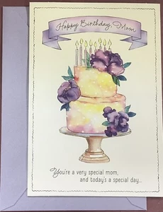 Happy Birthday Mom Card Hallmark Greeting Card Thoughtful - Picture 1 of 4