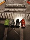 ⭐️ 2020 Monopoly Star Wars Mandalorian Replacement Set of 4 COLORED Tokens ONLY