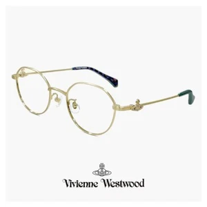 Vivienne Westwood Women's Glasses Frame 40-0011 C01 Crown Pant Metal Japan New - Picture 1 of 6