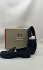 Nib Hunter Refined Fringed Penny Loafers Sz 6 Navy Blue Rubber
