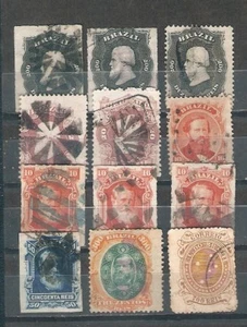 BRAZIL LOT USED Sc 53 discontinuous Sc 107 See DESCRIPTION SCAN FVF - Picture 1 of 2