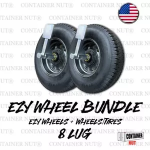 EZY WHEELS | 8 LUG | The Original Shipping Container Wheels | Made in USA - Picture 1 of 17