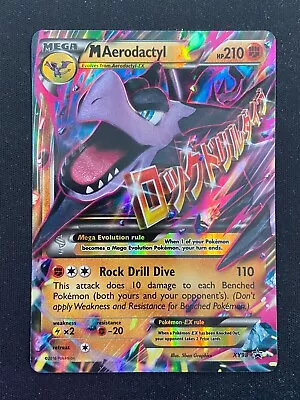  Pokemon - Mega-Aerodactyl-EX (XY98) - XY Black Star Promos -  Holo : Toys & Games