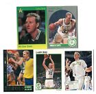 Larry Bird 5 Card Basketball Card Lot Hof Boston Celtics Indiana State (Lot 54)