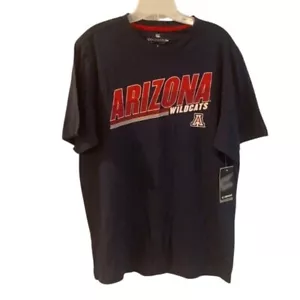 Arizona Wildcats Gym Short Sleeve T-shirt NAVY Men’s Size L New COLOSSEUM - Picture 1 of 7