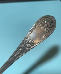 Flora Daffodil, by Shiebler Sterling, Serving or Sugar Spoon, 7 1/8”, Free Ship - Picture 1 of 9