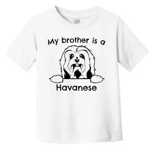 Camiseta My Brother Is A Havanese Linda Bebé Niño Pequeño - Imagen 1 de 2