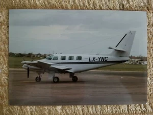 LX-YNC CESSNA CRUSADER T303 IN 1997.AIRCRAFT REAL PHOTOGRAPH*P55 - Picture 1 of 2