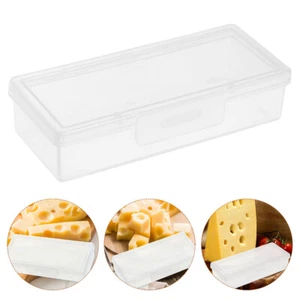 Cheese Slice Holder Airtight Cheese Box for Fridge Kitchen Cheese Container - Picture 1 of 12