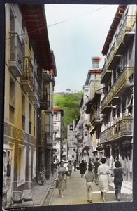 ANTIGUA POSTAL ZARAUZ GUIPUZCOA CALLE MAYOR PAIS VASCO POSTCARD          CC03499 - Picture 1 of 1