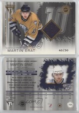 2003-04 Pacific Private Stock Titanium Hobby Jersey Number /50 Martin Erat #164
