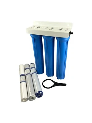 FINEST-FILTERS 20" 3 Stufen HMA Entchlorer für Aquarium Fisch Teich Koi Metall Chlor Entfernung