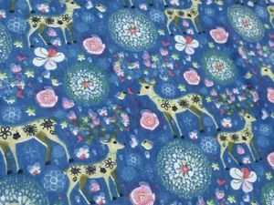  (11,00 €/m), 145 cm breit, Canvas "Bambi", Baumwolle, Dekostoff ,Meterware  - Bild 1 von 3