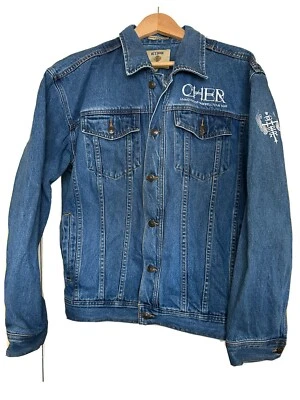 Vintage Cher Living Proof Farewell Tour 2002 Denim Jacket - Size L - Image 1 of 2