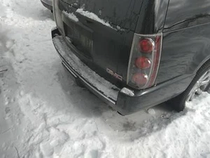 07 GMC YUKON XL 1500 SERIES Rear Bumper onxy Black 41u - Picture 1 of 2