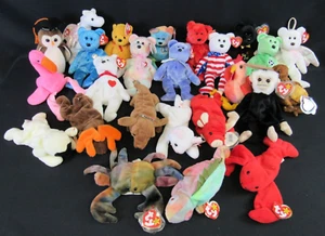 Vintage Assorted TY Beanie Baby Lot (25) Excellent Condition w/Tags FM571 - Picture 1 of 11