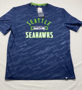 Seattle Seahawks Shirt Mens Extra Large Blue NFL Fanatics - Picture 1 of 9