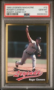 PSA 10 GEM MINT 1990 LEGENDS MAGAZINE ROGER CLEMENS #12 RED SOX 66324 B190 - Picture 1 of 2