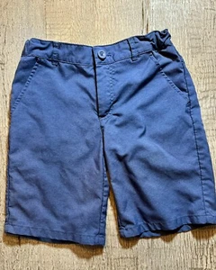 Pantalones cortos Cat & Jack para niños talla 12 azul marino cintura ajustable frente plano - Imagen 1 de 3