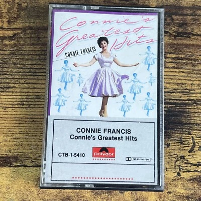 Connie Francis Connie's Greatest Hits Cassette Tape Vintage 1982 PolyGram Foto 1 de 4