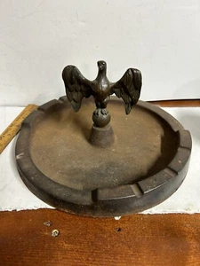 Early 1900’s Bronze Metal Eagle Ashtray - Picture 1 of 9