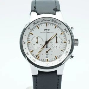 IWC MARK GST CHRONO QUARTZ HERREN UHR 36MM IW372703 STAHL TOP ZUSTAND PAPIERE - Bild 1 von 10