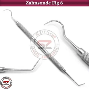 Dental Zahnsonde Zahnsteinkratzer Zahnarzt Diagnostik Instrumente Zahnreiniger - Picture 1 of 7