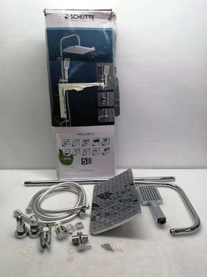 Set doccia Schuette MALLORCA colonna doccia con grande doccia a pioggia, docc... - Immagine 1 di 4