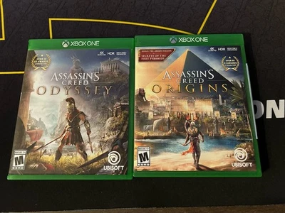 XBOX ONE Lot of 2 Assassin's Creed Games Origins and Odyssey - Image 1 of 4
