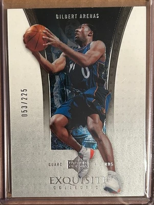 2004 Upper Deck Exquisite Collection GILBERT ARENAS (#53/225) - Image 1 of 2