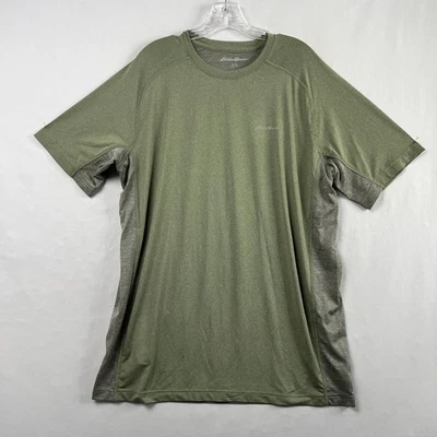 Camiseta Eddie Bauer Para Hombre Grande Alta Libre Fresca Verde Manga Corta Rendimiento Foto 1 de 4