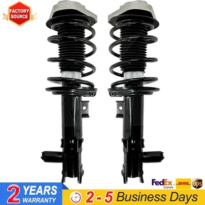 2X Front Shock Assys For Mercedes Benz W218 W212 E63 CLS63 AMG S 4Matic ADS Foto 1 de 4