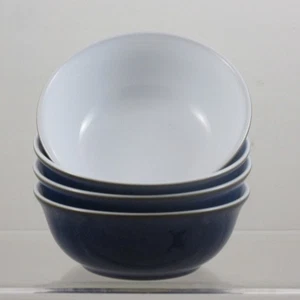 DENBY IMPERIAL BLUE 4 x 15 cm MÜSLISCHALEN / SUPPENSCHÜSSELN - Bild 1 von 5
