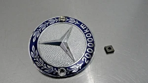 Vintage Mercedes Benz 200000km Emblem Kilometers Badge Blue Silver Mileage - Picture 1 of 7
