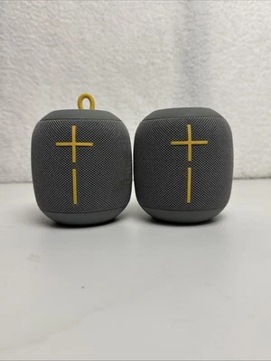 Lote de 2 Altavoces Bluetooth Portátil Ultimate Ears UE Wonderboom S-00163 Gris En muy buena condición Foto 1 de 4
