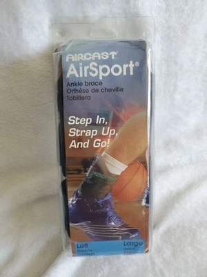 Soporte de tobillo Aircast AirSport pie izquierdo grande 02MLL Foto 1 de 4