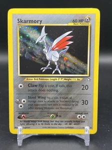 Pokémon Neo Genesis Skarmory Holo 2000 raro 13/111 inglese WOTC SWIRL NM - Foto 1 di 4
