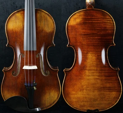 Pro Lever Master Handmade Violin after Guarneri del Gesu 1743 Cannone Violin 4/4 - Image 1 of 4