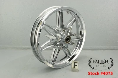 Harley Electra Glide CVO 2013 17" X 3,00" llanta delantera cincel cromado #4075 Foto 1 de 4