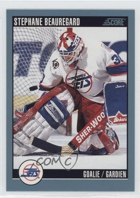 1992-93 Score Canadian Stephane Beauregard #402 - Image 1 of 2
